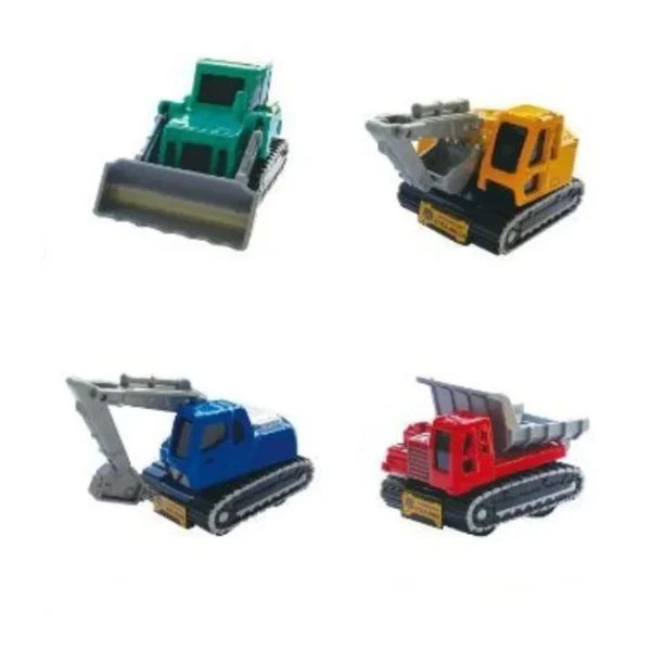 MINI METAL Arbeiðsbilar 4ass