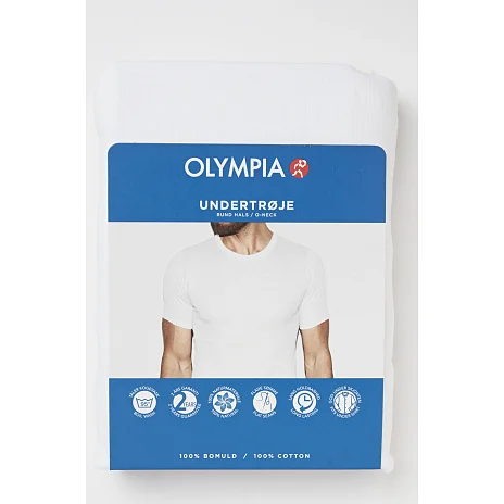 Olympia undirtroyggja við stuttum ermum - hvít