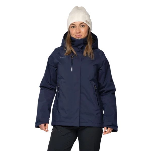 Flya Insulated jakki til kvinnur, Navy Blue