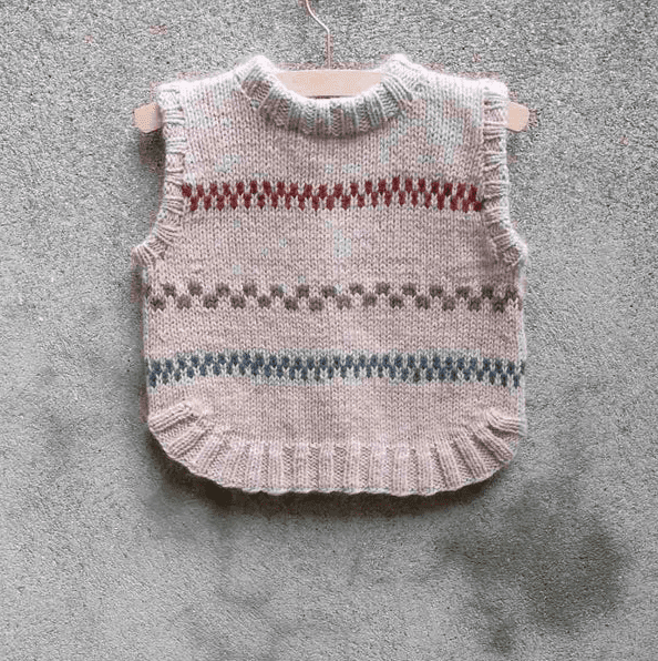 Bindiuppskrift - Pippi Poncho - Dansk