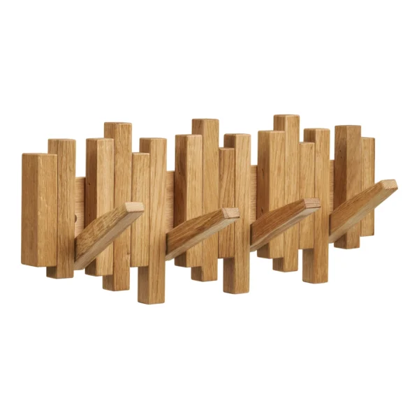 Caltra knagarekkja 3x40x18cm eik