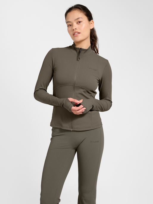 PRIMA W RIB ZIP joggingjakki