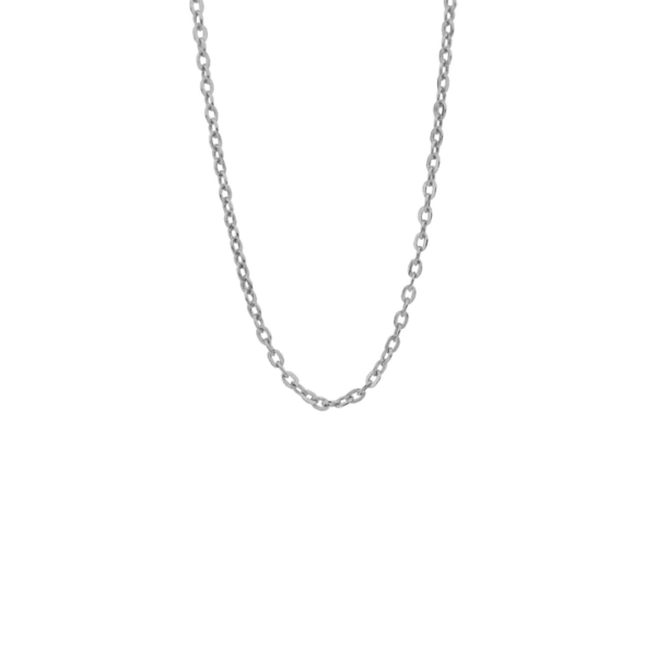 Silvur hálsketa, akkerketa sterling silvur 38 cm