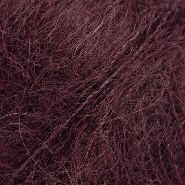 KID-SILK UNI 71 MØRK DRUE