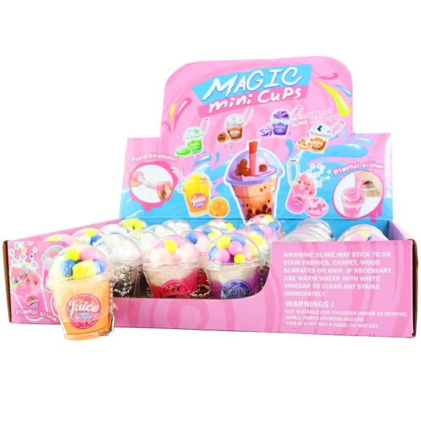 Slime Mini Cups 6 ass. 3,5cm