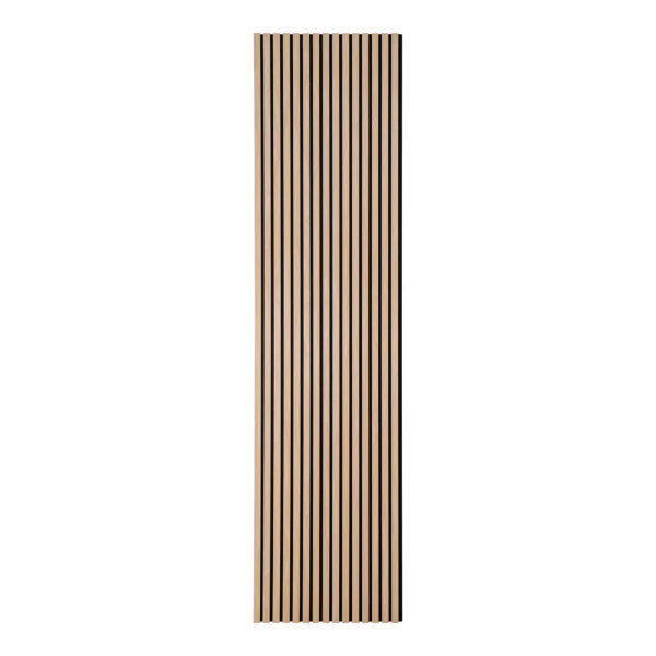 Akustikkpanel, træfiner, natur, egetræslook, 2400x600x22mm