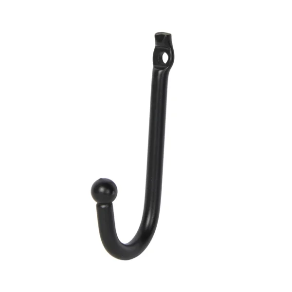 Knagi 7cm metal matt svartur