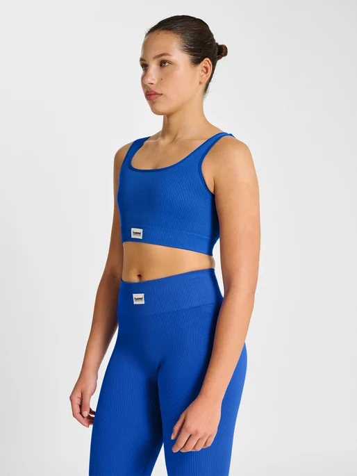 PULSE SEAMLESS RIB BRA toppur