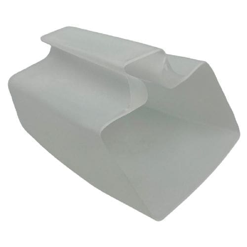 Øsekar plastic hvid m/hondtag 1 ltr.
